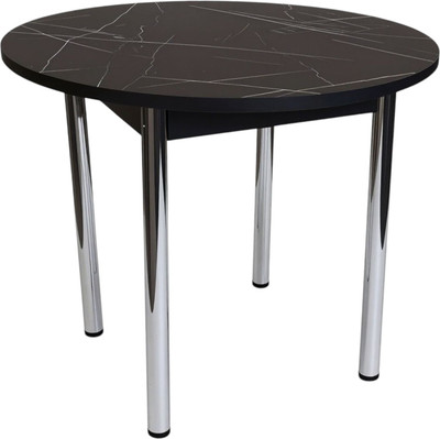 Обеденный стол СВД Юнио 025.П20.Х (мрамор неро маркина)