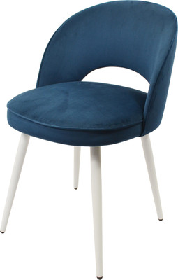 Стул Мирабелла Монако Велюр (синий/белый)