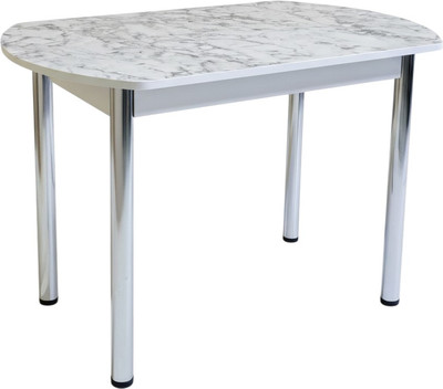 Обеденный стол СВД Юнио 100х60 / 006Э.П15.Х (мрамор каррара)