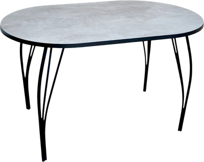 Обеденный стол СВД Юнио 100х60 / 006О.П16.МО (бетон)