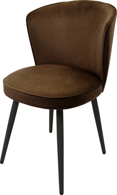 Стул Мирабелла Палермо Велюр (кофейный/черный)