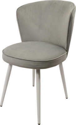 Стул Мирабелла Палермо Велюр (серый/белый)