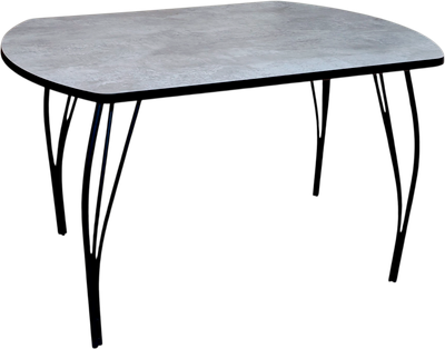 Обеденный стол СВД Юнио 110х70 / 007Э.П16.МО (бетон)