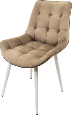 Стул Мирабелла Женева Велюр (бежевый/белый)
