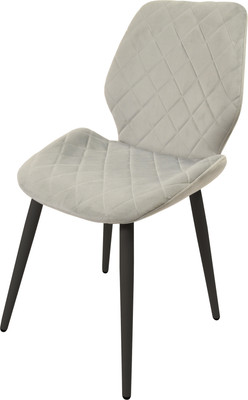 Стул Мирабелла Челси Велюр (серый/черный)