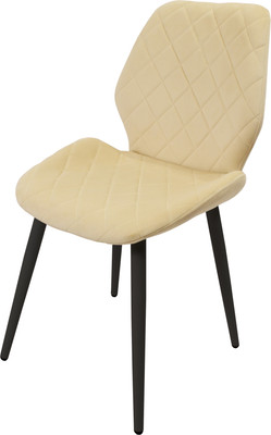 Стул Мирабелла Челси Велюр (кремовый/черный)