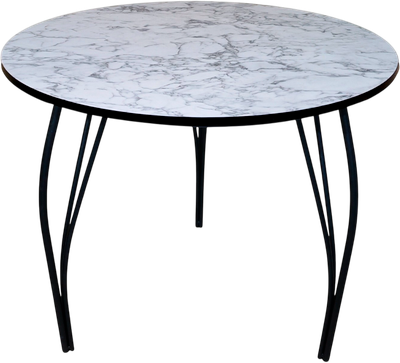 Обеденный стол СВД Юнио 034.П15.МО (мрамор каррара)