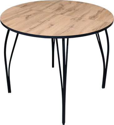 Обеденный стол Arvento Флок раздвижной (дуб вотан)