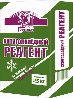 Противогололедный реагент Горыныч Антигололедный (25кг)