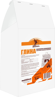 Кладочная смесь Горыныч Глина каолиновая для печей и каминов (5кг)