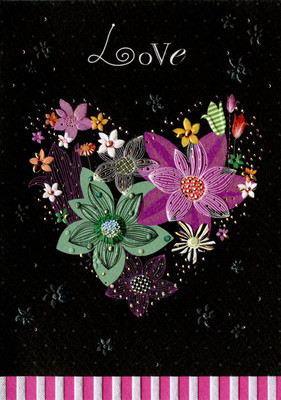 Открытка Turnowsky Цветочное сердце MO5694K1-3