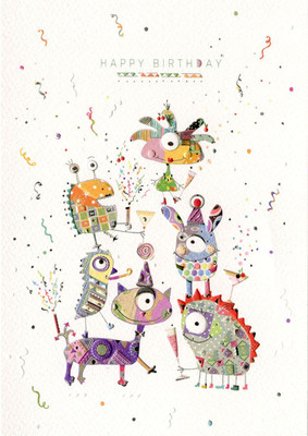 Открытка Turnowsky День рождение монстров MO6311X1