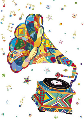 Открытка Turnowsky Граммофон MO6592