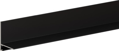 Микроплинтус Profiling L щелевой 2.7м (пружины 7шт, черный матовый)