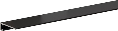 Микроплинтус Profiling Щелевой 2.7м (пружины 7шт, черный матовый)