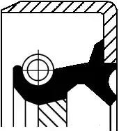 Сальник КПП Corteco 12011450B