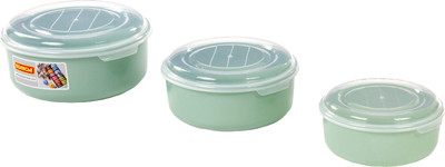 Набор контейнеров Полесье №4 с крышками (3шт, бледно-оливковый)