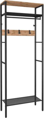 Стойка для одежды ЗМИ Торонто 23Л / ВГТ23Л (черный)