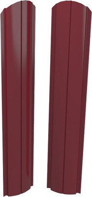 Штакетник металлический Скайпрофиль Европланка-Свитязь 130 Пэ-RAL3005 (1.5м, 10шт)