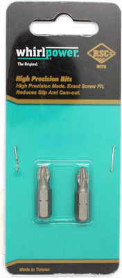 Набор бит WhirlPower 25мм PZ2 / 38LM130021 (2шт)