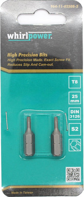 Набор бит WhirlPower 25мм T8 / 38LM1300655 (2шт)