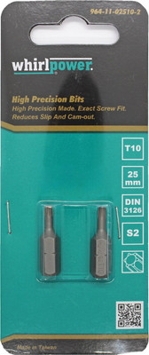 Набор бит WhirlPower 25мм T10 / 38LM1300657 (2шт)