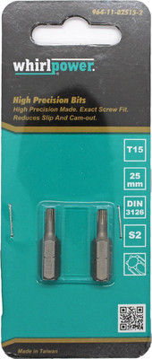 Набор бит WhirlPower 25мм T15 / 38LM1300658 (2шт)