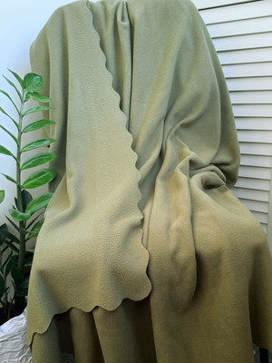 Плед Уютный плед Флисовый 150x200см (оливковый зеленый)