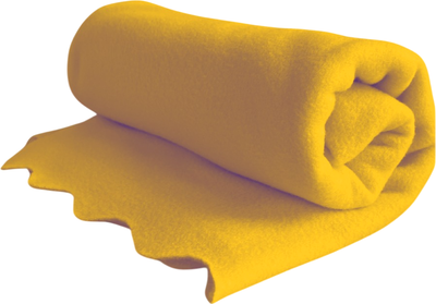 Подстилка для животных Уютный плед Флисовая 70x90см (горчичный желтый)