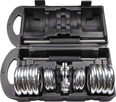 Набор гантелей разборных Atlas Sport С соединительным грифом 15кг (в чемодане)