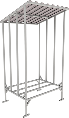 Дровница уличная ИМпласт Скатная / 15245