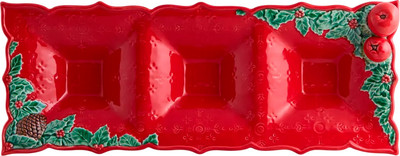 Менажница Bordallo Pinheiro Pinheiro Coroa De Natal 65020329 (красный)