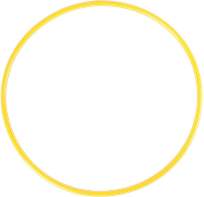 Обруч для художественной гимнастики Соломон 1209334 (желтый)