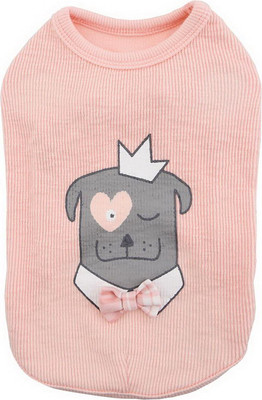 Футболка для животных Pinkaholic Royal Pups / NASA-TS7400-LE-S (персиковый)