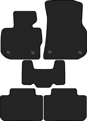 Комплект ковриков для авто Alicosta 0214_1 для BMW X3 III SUV/G01 2017-2021 (EVA соты, черный)