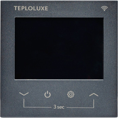 Терморегулятор для теплого пола Теплолюкс Pontus wi-fi Spase (черный)