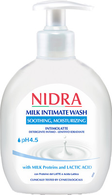 Гель для интимной гигиены Nidra Увлажняющий с молочными протеинами (300мл)