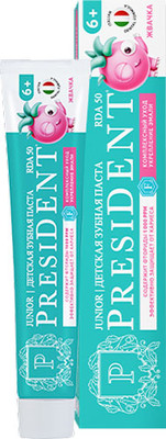 Зубная паста PresiDent Детская Жвачка 6+ лет (50г)