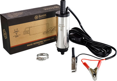 Насос для перекачки БелАК 24V d38 / БАК.10084 (съемный фильтр)