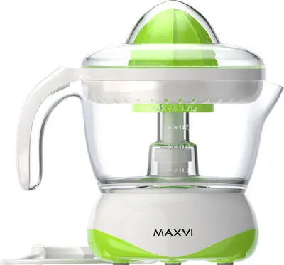 Соковыжималка электрическая Maxvi SG401 (белый/зеленый)