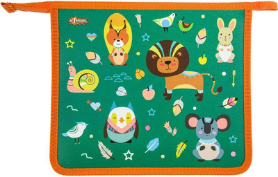 Папка для тетрадей №1 School Animals ПТ-735 / 1557040 (оранжевый)