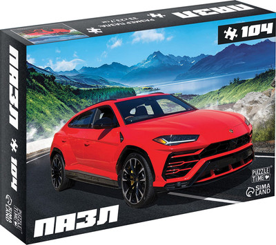 Пазл Puzzle Time Крутая машина / 10733557 (104эл)