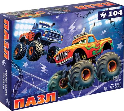 Пазл Puzzle Time Мощные машины / 10733556 (104эл)