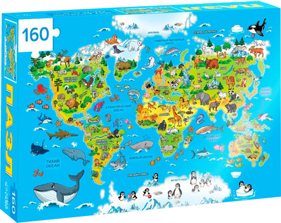 Пазл Puzzle Time Животные нашей планеты / 6880877 (160эл)