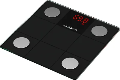 Напольные весы электронные Maxvi BS101 (черный)