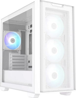 Корпус для компьютера Asus A21 Plus / 90DC00H3-B19010 (белый, без БП)