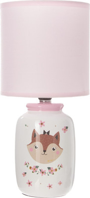 Прикроватная лампа Risalux Киса 10392943 (белый/розовый)