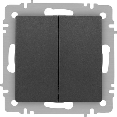 Выключатель INTRO Accent 6-107-07 / Б0063568 (графит)