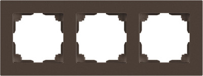Рамка для выключателей и розеток INTRO Accent 6-503-08 / Б0063792 (бронза)