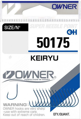 Набор крючков рыболовных Owner Keiryu blue №5 / 50175-05 (14шт)